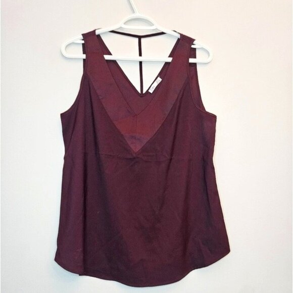 DEX Women's Sleeveless Camisole Top. Burgundy. Size M - Picture 1 of 8